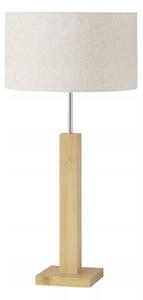 Lampa stołowa z bambusową bazą BENITO, 57 cm