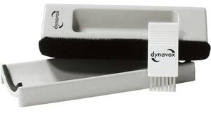 Bársony tisztító párna és nylon kefe, Dynavox