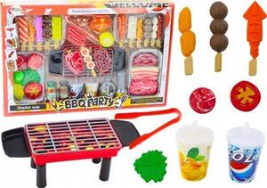 Grill Party Set Élelmiszerek Italok Zöldség 40 Darab