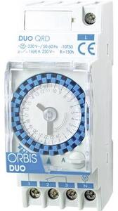 ORBIS Zeitschalttechnik DUO QRD 230 V Kalapsínes időkapcsoló óra Analóg 120 V/AC, 230 V/AC, 12 V/AC, 12 V/DC, 24 V/AC, 24 V/DC, 48 V/AC, 48 V/DC