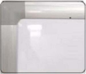 Basic mobil fehér mágneses tábla, kétoldalas, 120 x 180 cm