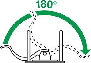 Leitz Plastic Lever Arch File A4 80mm 180° Green gyűrűs iratgyűjtő Zöld