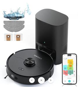 LUBLUELU L15 MAX - ROBOTPORSZÍVÓ FELMOSÓVALÓ, AUTOMATIKUS PORÜRÍTÉSSEL, FEKETE