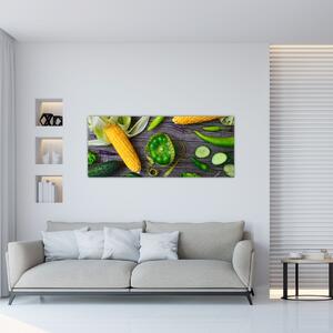 Zöldség képe (120x50 cm)