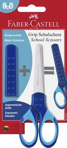 Faber-Castell Grip 13.5cm Iskolai papírvágó olló - kék