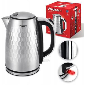 Webber WK-330 elektromos vízforraló 2200W 1,7L rozsdamentes acél