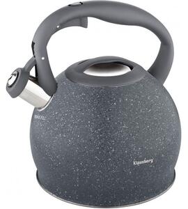 Klausberg KB-7267 Teáskanna, Sípszóval, Fekete Matt, 3.0L