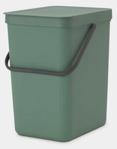 Brabantia Sort & Go Waste Bin 25 literes hulladékgyűjtő szemetes - Sötétzöld