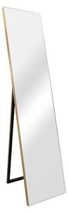 Álló tükör Barletta 150x35 cm műanyag kerettel billenthető arany színű
