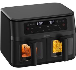SALENTE DoubleAir 1500W 11L Forrólevegős fritőz Fekete