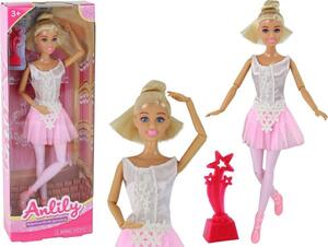 Baby Doll Anlily Balerina Táncos Szobor Kakas Rózsaszínű Ruha