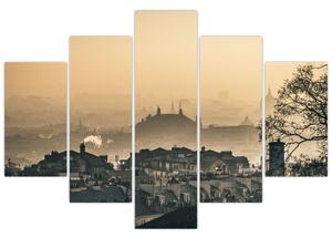 Kép - Város köd alatt (150x105 cm)