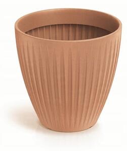 Maceta Latia Round Midl Ø40x40 Terracota