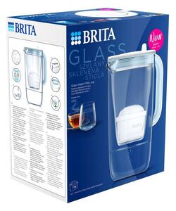 Brita Glass Jug üveg vízszűrő kancsó 2.5 liter világoskék (1050452)