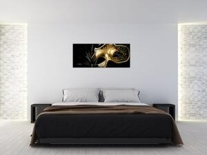 Kép - Arany maszk (120x50 cm)