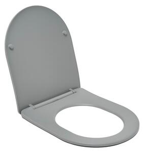 Soft close WC ülőke SAT Infinitio szürke matt SATINFPLGRM
