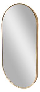Fürdőszobai fali tükör Corato 40x80 cm alumínium arany