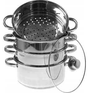 Kinghoff 5 Részes Pároló Edény Készlet Ø24 cm - 5L KH-3320