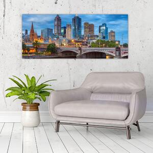 Melbourne város képe (120x50 cm)