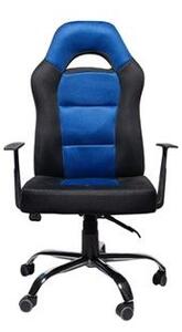 IRISOffice Admiral 2 kék-fekete szövetes irodai forgószék