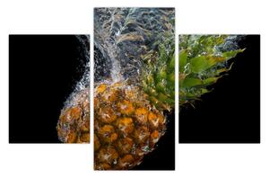 Ananász a vízben képe (90x60 cm)