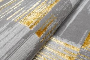 PALERMO Exkluzív szürke szőnyeg arany motívummal Szélesség: 80 cm | Hossz: 150 cm