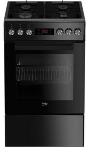 Beko FSE52321DBD tűzhely Szabadonálló tűzhely Elektromos Gáz Fekete