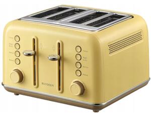 BUYDEEM DT640E-MY/EU Kenyérpirító 4 szeletes 1800W Sárga
