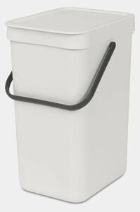 Brabantia Sort & Go 12 literes hulladékgyűjtő szemetes - Világosszürke