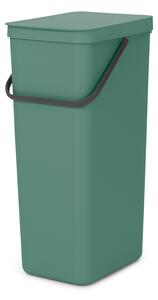 Brabantia Sort & Go 40 literes hulladékgyűjtő szemetes - Sötétzöld