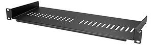 Startech.com Vented 1U 7" rack polc fekete (CABSHELF1U7V)