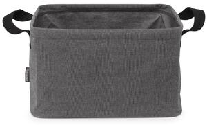 Brabantia Foldable Laundry Basket összehajtható szennyestartó kosár acél vázzal, 35L kapacitás, borsfekete - 232701