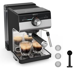 Krups XP384E10 Authentic+ ezüst espresso kávéfőző
