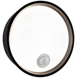 Paulmann Platomo PIR schwarz Kültéri fali lámpa LED 14.5 W Fekete (94698)