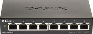 D-Link DGS-1100-08V2 hálózati kapcsoló Vezérelt L2 Gigabit Ethernet (10/100/1000) Fekete
