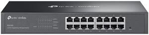 TP-Link Omada ES216G hálózati kapcsoló Vezérelt L2 Gigabit Ethernet (10/100/1000) Fekete