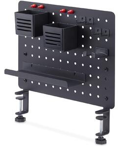 STARTECH 1612B-DESK-PEGBOARD Clamp-On Pegboard asztali rendező fekete