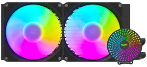 DarkFlash DC280 ARGB Processzor hűtő fekete