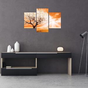 Narancssárga fa képe (90x60 cm)