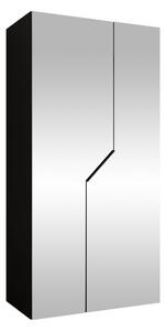 Gardróbszekrény Hartford 600, Laminált forgácslap, 202x100x52cm, Fekete