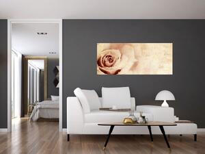 Kép - Rózsa virág szerelmeseknek (120x50 cm)