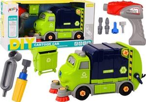 Rajzfilm Szemetes Teherautó Diy Mobil Tengerészkék