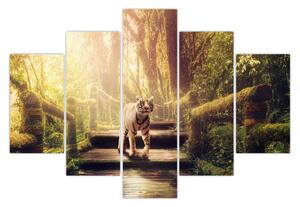 Tigris a dzsungelben képe (150x105 cm)