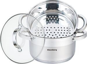 Klausberg 3 Részes Pároló Edény Készlet Ø18cm - 2.5L KB-7135