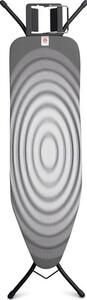 Brabantia Steam Iron Rest vasalódeszka 1240x380mm - B méret, kinyitható vasalótámasz, D=22mm fekete váz, titán ovális huzat - 103841