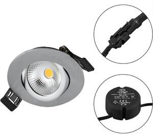 EVN LED-es beépíthető lámpa LED 6 W Króm (S061502)