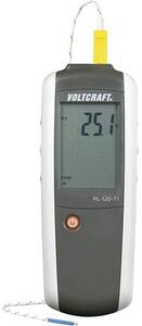 1 csatornás digitális '' K'' típusú hőmérő, -200 - +1372 °C Voltcraft PL-120 T1