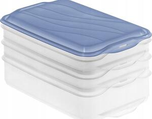 Rotho Rondo Horizon Ételtároló és rendszerező doboz 2 x 0.75L + 1 x 1.35L (3 db)