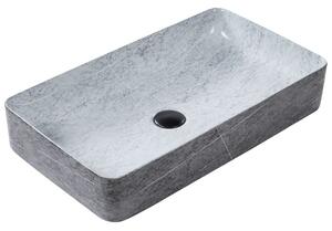Pultra helyezhető mosdókagyló ARTAJ 61 x 35 cm Kerámia Szürke betonhatás
