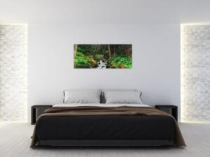 Patak képe az erdőben (120x50 cm)